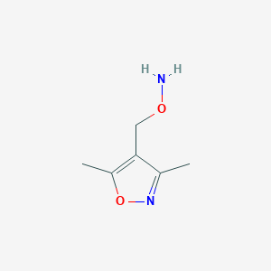 O-((3,5-dimethylisoxazol-4-yl)methyl)hydroxylamine