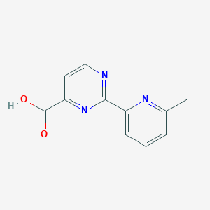 2-(6-Methylpyridin-2-yl)pyrimidine-4-carboxylic acid