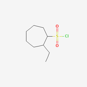 2-Ethylcycloheptane-1-sulfonyl chloride