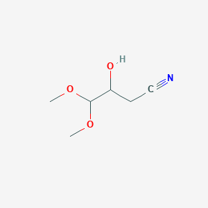 3-Hydroxy-4,4-dimethoxybutanenitrile