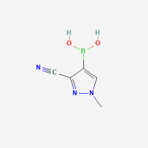 (3-cyano-1-methyl-1H-pyrazol-4-yl)boronic acid