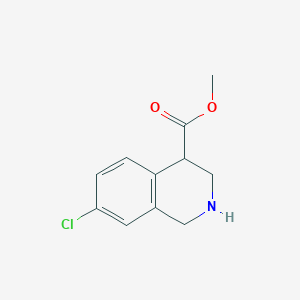 Methyl 7-chloro-1,2,3,4-tetrahydroisoquinoline-4-carboxylate