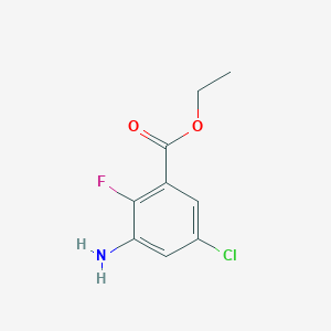 Ethyl 3-amino-5-chloro-2-fluorobenzoate