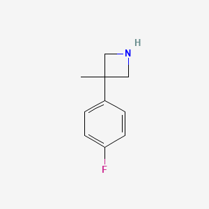 3-(4-Fluorophenyl)-3-methylazetidine