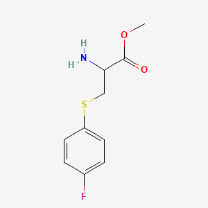 methyl S-(4-fluorophenyl)cysteinate