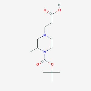 3-(4-(Tert-butoxycarbonyl)-3-methylpiperazin-1-YL)propanoic acid