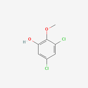 molecular formula C7H6Cl2O2 B13567419 3,5-Dichloro-2-methoxyphenol CAS No. 56680-89-8