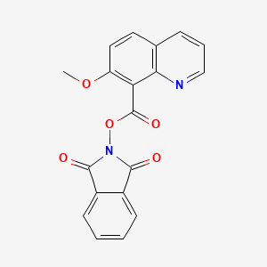 (1,3-dioxoisoindol-2-yl) 7-methoxyquinoline-8-carboxylate