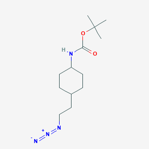 tert-butyl N-[4-(2-azidoethyl)cyclohexyl]carbamate