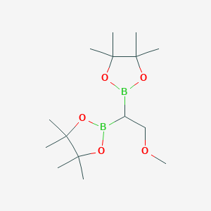 2,2'-(2-Methoxyethane-1,1-diyl)bis(4,4,5,5-tetramethyl-1,3,2-dioxaborolane)