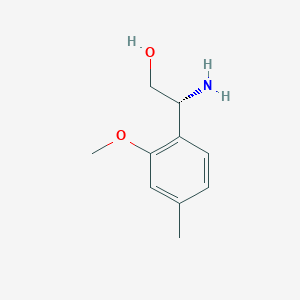 (2R)-2-amino-2-(2-methoxy-4-methylphenyl)ethan-1-ol