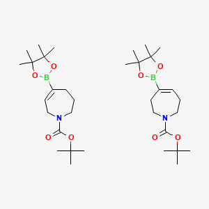 tert-Butyl 4or5-(tetramethyl-1,3,2-dioxaborolan-2-yl)-2,3,6or4,7-tetrahydro-1H-azepine-1-carboxylate