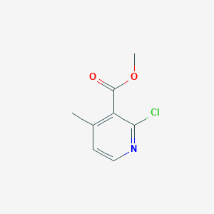 molecular formula C8H8ClNO2 B1356753 Methyl 2-chloro-4-methylnicotinate CAS No. 217811-63-7