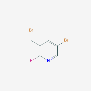 5-Bromo-3-(bromomethyl)-2-fluoropyridine