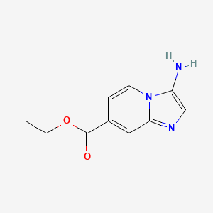 Ethyl 3-aminoimidazo[1,2-a]pyridine-7-carboxylate