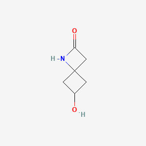 6-Hydroxy-1-azaspiro[3.3]heptan-2-one