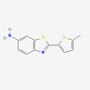 2-(5-Methylthiophen-2-yl)-1,3-benzothiazol-6-amine