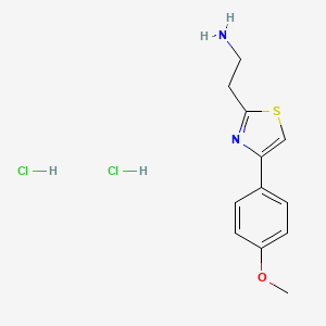 2-[4-(4-Methoxyphenyl)-1,3-thiazol-2-yl]ethan-1-aminedihydrochloride