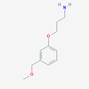 3-(3-(Methoxymethyl)phenoxy)propan-1-amine