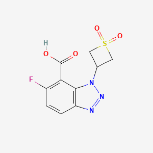 1-(1,1-Dioxidothietan-3-yl)-6-fluoro-1H-benzo[d][1,2,3]triazole-7-carboxylic acid