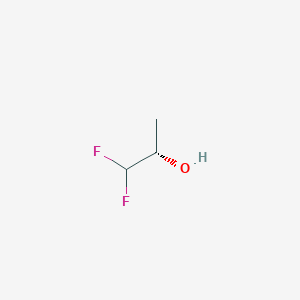 molecular formula C3H6F2O B13567785 (2S)-1,1-difluoropropan-2-ol 