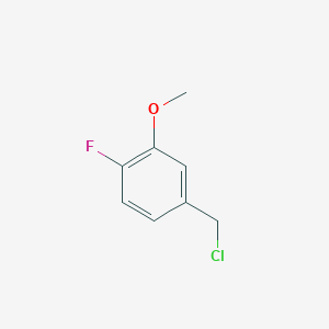 molecular formula C8H8ClFO B1356780 4-(氯甲基)-1-氟-2-甲氧基苯 CAS No. 276861-59-7