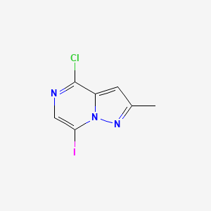 4-Chloro-7-iodo-2-methylpyrazolo[1,5-a]pyrazine