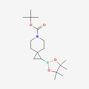 Tert-butyl 1-(tetramethyl-1,3,2-dioxaborolan-2-yl)-6-azaspiro[2.5]octane-6-carboxylate