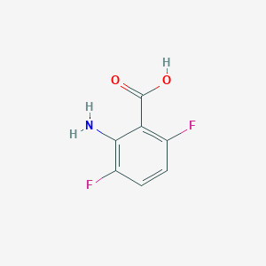 molecular formula C7H5F2NO2 B1356784 2-Amino-3,6-difluorobenzoic acid CAS No. 825654-54-4