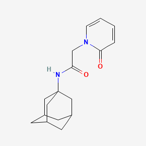 molecular formula C17H22N2O2 B13567878 N-(adamantan-1-yl)-2-(2-oxo-1,2-dihydropyridin-1-yl)acetamide 