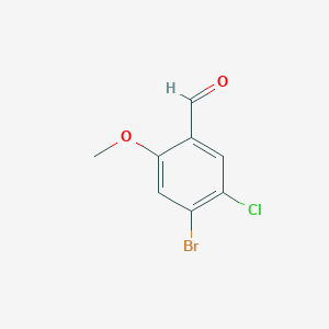 4-Bromo-5-chloro-2-methoxybenzaldehyde