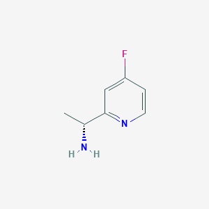 molecular formula C7H9FN2 B13567893 (R)-1-(4-Fluoropyridin-2-yl)ethan-1-amine 