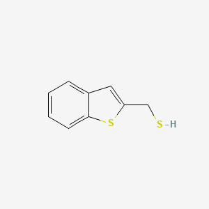 molecular formula C9H8S2 B13567929 (1-Benzothiophen-2-yl)methanethiol CAS No. 50779-70-9