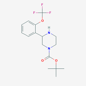 3-(2-Trifluoromethoxy-phenyl)-piperazine-1-carboxylic acid tert-butyl ester