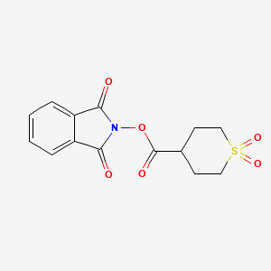 1,3-Dioxoisoindolin-2-YL tetrahydro-2H-thiopyran-4-carboxylate 1,1-dioxide