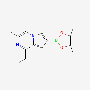 1-Ethyl-3-methyl-7-(tetramethyl-1,3,2-dioxaborolan-2-yl)pyrrolo[1,2-a]pyrazine