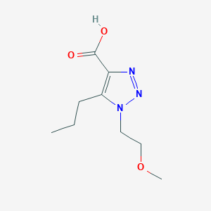 1-(2-Methoxyethyl)-5-propyl-1h-1,2,3-triazole-4-carboxylic acid