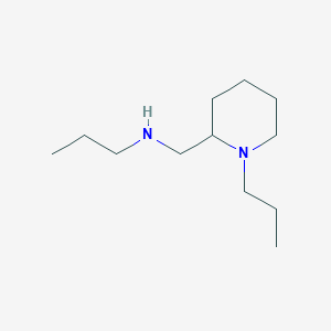 molecular formula C12H26N2 B1356808 N-[(1-propylpiperidin-2-yl)methyl]propan-1-amine CAS No. 901586-07-0