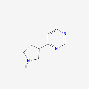 4-(Pyrrolidin-3-yl)pyrimidine