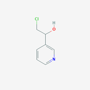 molecular formula C7H8ClNO B1356815 2-Chloro-1-(pyridin-3-yl)ethanol CAS No. 174615-69-1