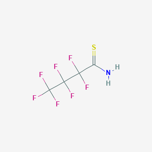 2,2,3,3,4,4,4-Heptafluorobutanethioamide