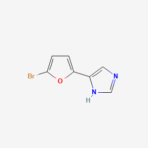 4-(5-bromofuran-2-yl)-1H-imidazole