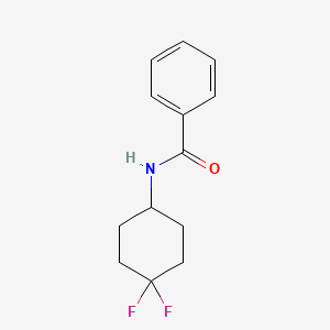 molecular formula C13H15F2NO B13568208 N-(4,4-difluorocyclohexyl)benzamide 