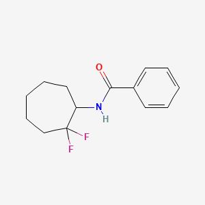 N-(2,2-difluorocycloheptyl)benzamide