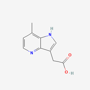 2-{7-methyl-1H-pyrrolo[3,2-b]pyridin-3-yl}acetic acid