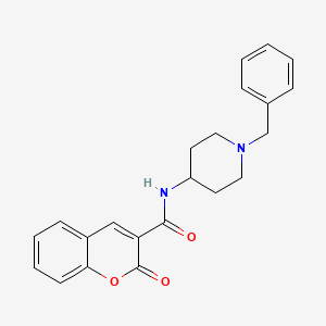 N-(1-benzylpiperidin-4-yl)-2-oxo-2H-chromene-3-carboxamide