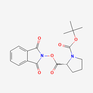 1-(Tert-butyl) 2-(1,3-dioxoisoindolin-2-YL) (R)-pyrrolidine-1,2-dicarboxylate