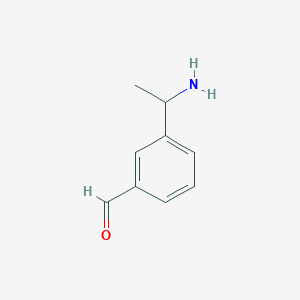 3-(1-Aminoethyl)benzaldehyde