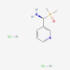 (1S)-1-(dimethylphosphoryl)-1-(pyridin-3-yl)methanaminedihydrochloride