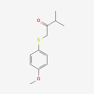 1-((4-Methoxyphenyl)thio)-3-methylbutan-2-one